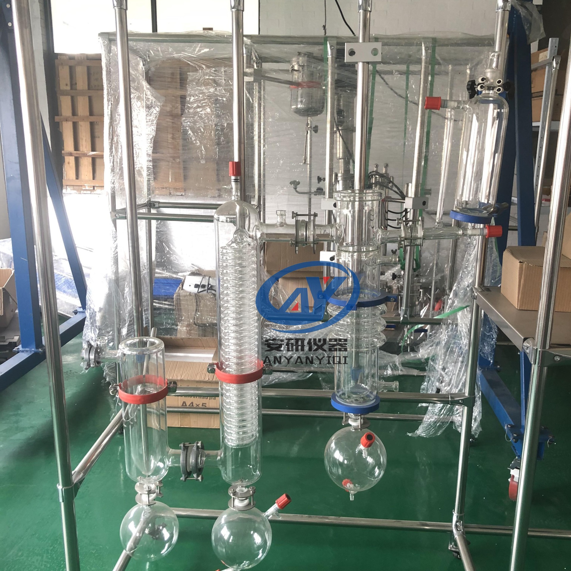 聚莱热销 实验室用薄膜蒸发器AYAN-B100蒸发面积(㎡)0.16