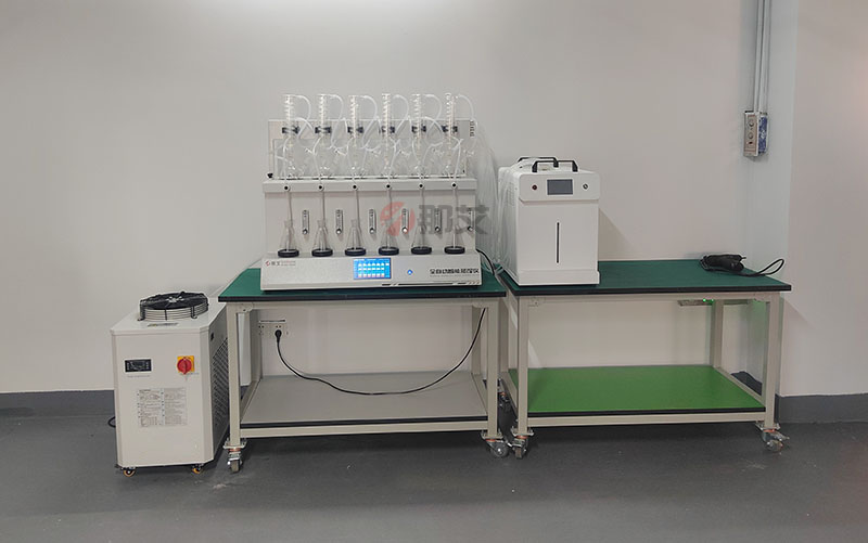简易蒸馏器实验室蒸馏装置仪器 全自动蒸馏测定仪水质氰化物的测定容量法