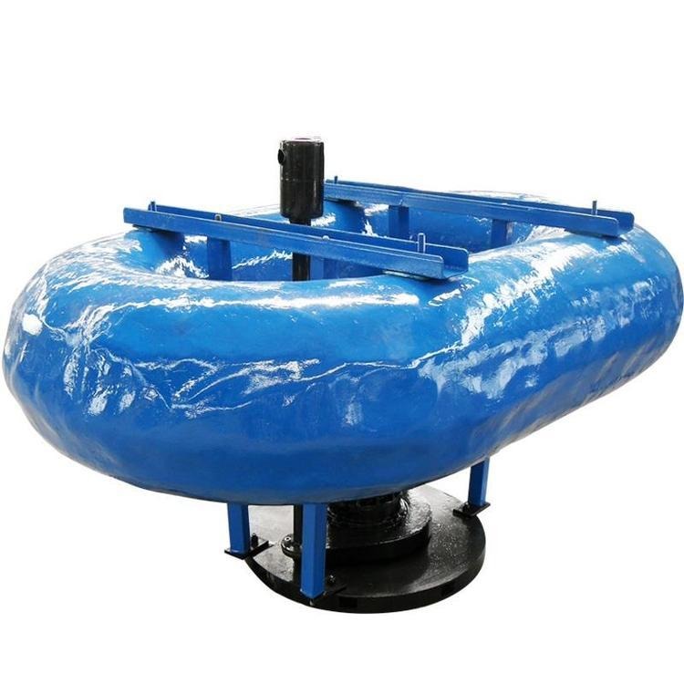 兰环浮筒曝气机 FQB1.5漂浮式潜水射流曝气机 铸铁河道湖泊污水处理离心曝气增氧机定制