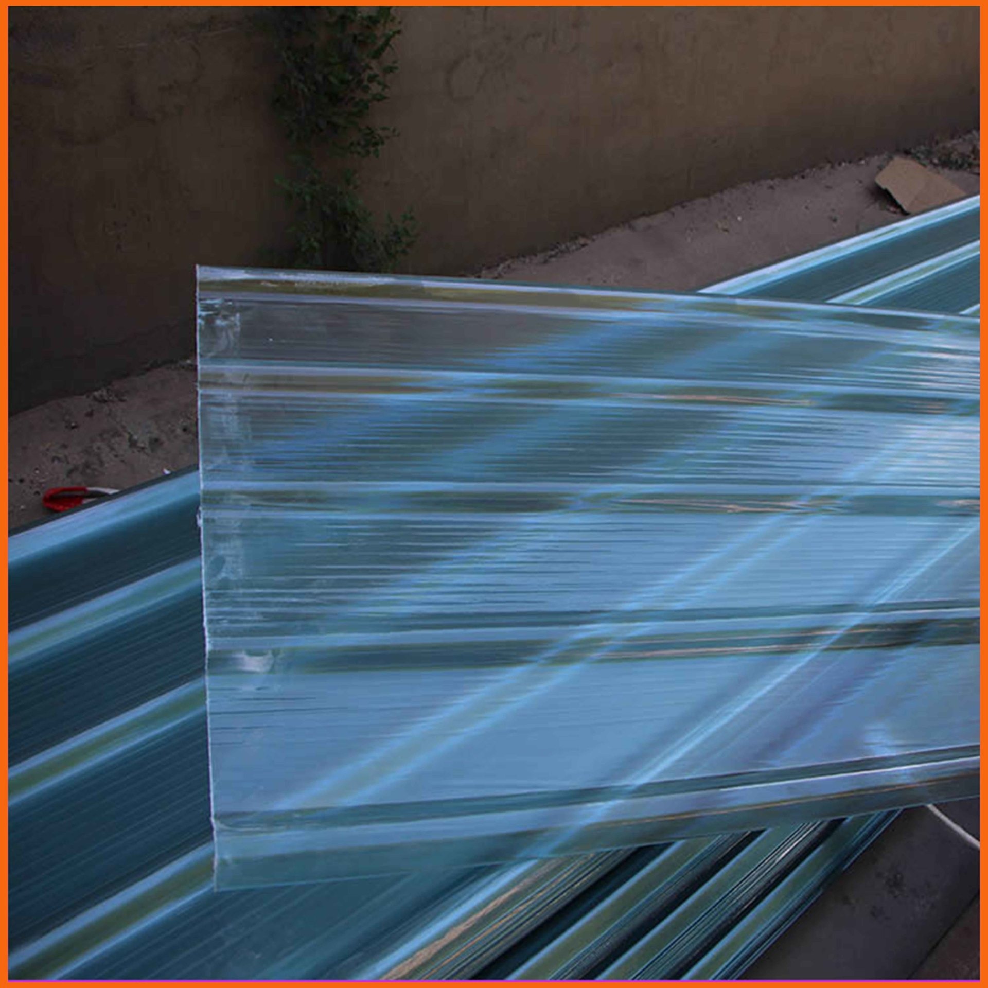 吕梁3个厚FRP透明瓦 小波纹玻璃钢采光带 散射性采光板生产厂家