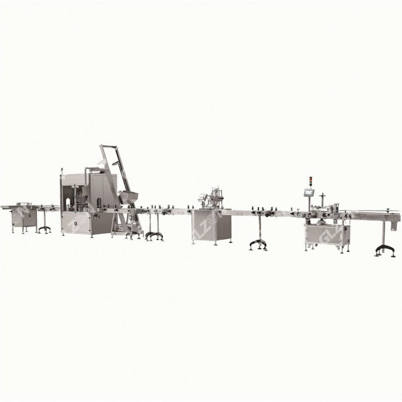 自动旋盖灌装机 5L墨水灌装机灌装生产线图片