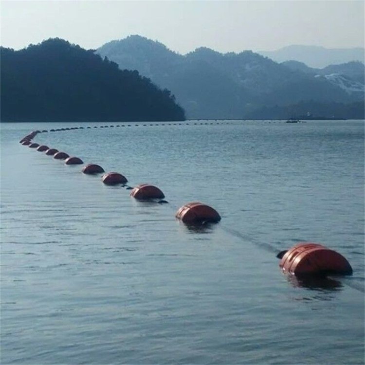 塑料管道浮筒使用场所组合水面管道浮漂