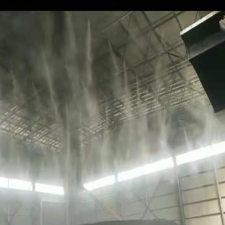 鹏宣车间厂房降尘喷淋 喷雾加湿雾化系统 4千瓦 围挡喷淋  造雾系统
