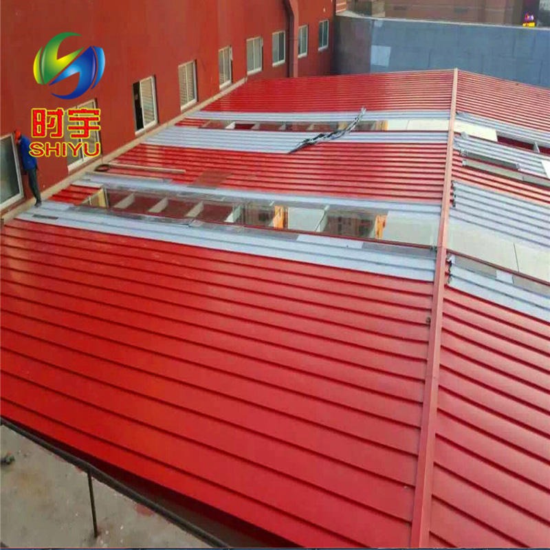 时宇 25-430矮立边金属屋面 红色铝镁锰屋面板
