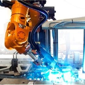 激光焊接机器人、机器人焊接、焊接机器人工作站 正四方KUKA机器人 焊接工装   自动化焊接 焊接房图片