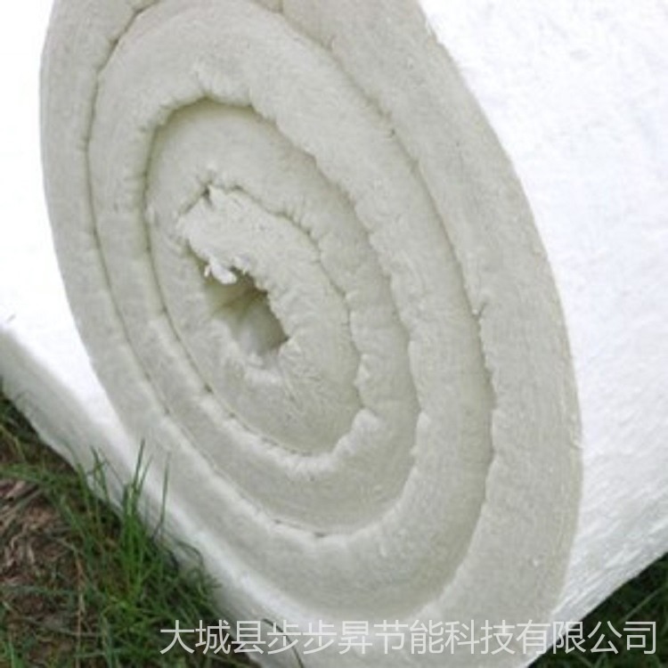 100kg/m3硅酸铝针刺毯价格 河北硅酸铝厂家步步昇批发铝箔硅酸铝纤维毯