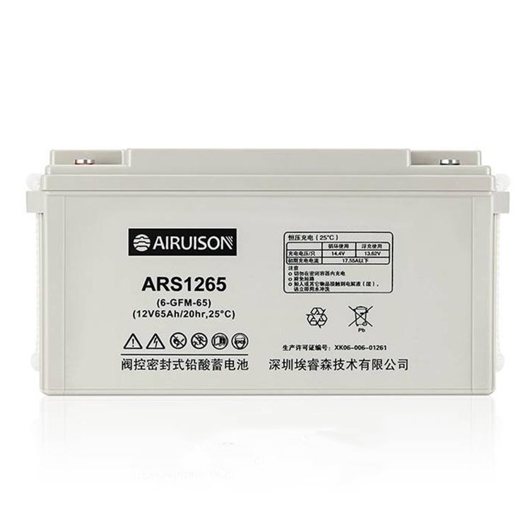 埃睿森蓄电池ARS1265 12V65AH/20HR批发销售