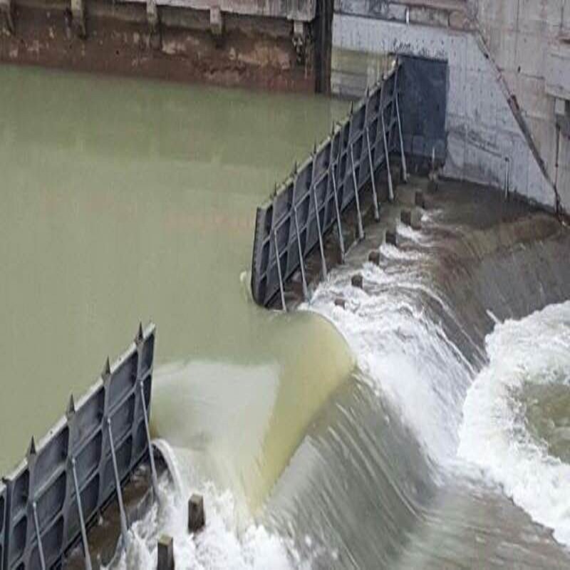 欣固水利机械 水力液压翻板闸门 水库专用远程升降钢坝 操作灵活 污水处理