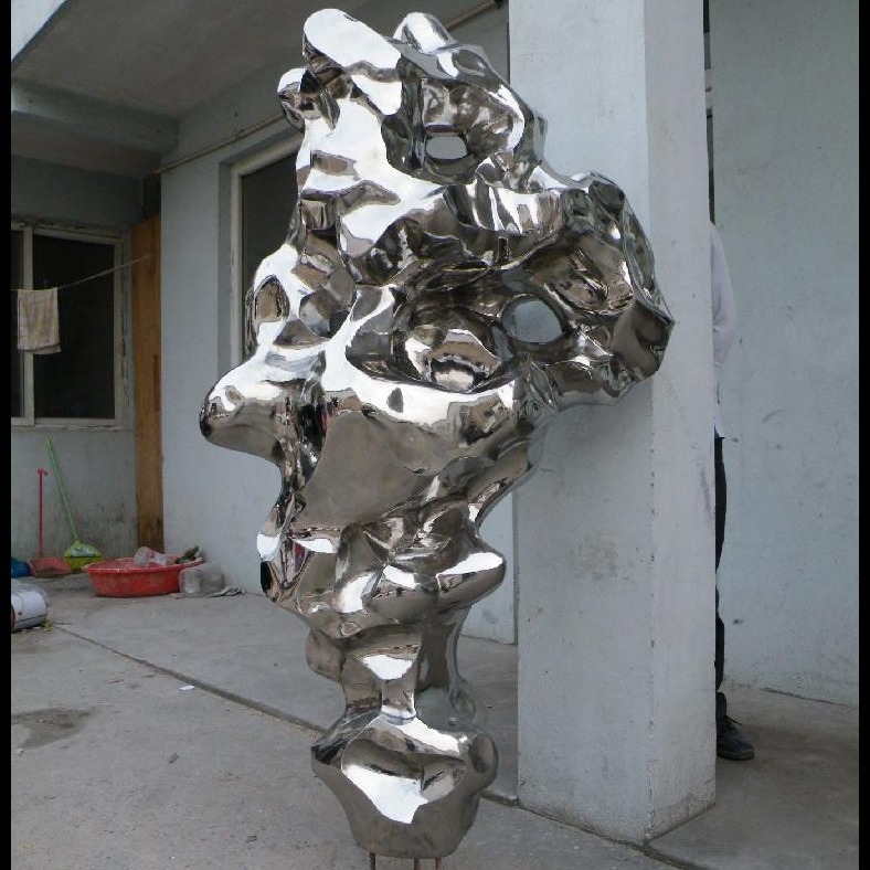 不锈钢融化雕塑 抽象造型雕塑