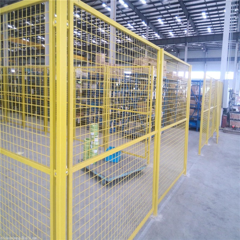 江苏工厂安全防护围栏车间隔离网仓库隔断围网 框架护栏网
