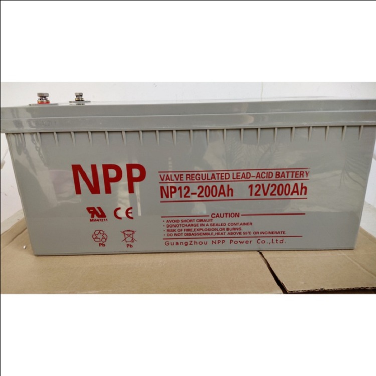 耐普蓄电池NP12-200 12V200AH船舶应急照明后备电源