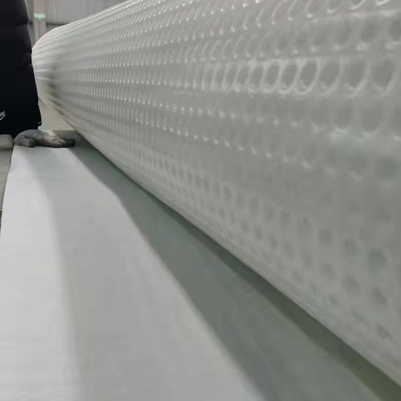 塑料复合防水板20高 复合排水系统厂家 自粘土工布厂家 高分子排水防护异形片