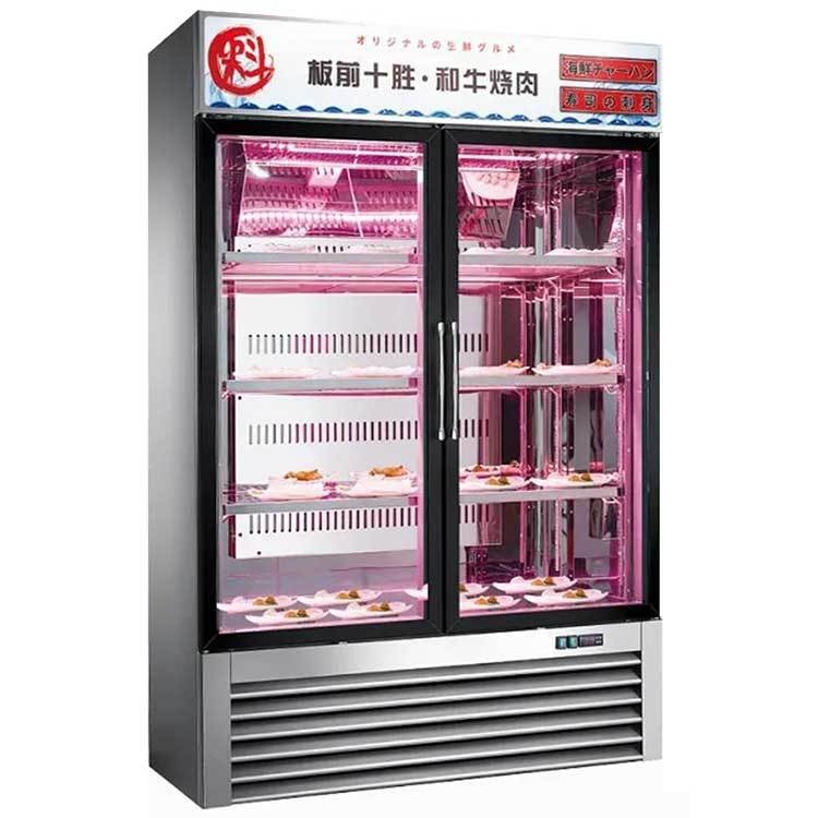美厨牛肉排酸柜ABFG2 风冷牛肉展示柜 牛肉冷藏保鲜柜 餐厅牛肉排酸柜