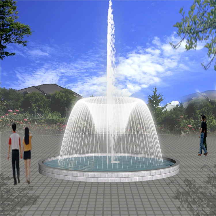 音乐喷泉厂家 河道喷泉 户外大型景观激光喷泉 喷泉设计 博荣