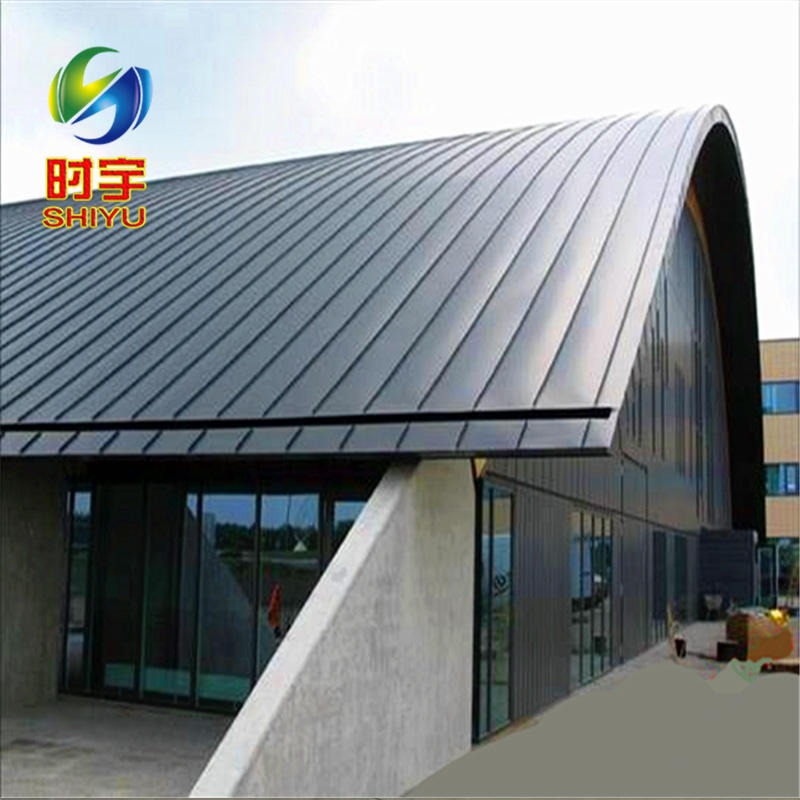 时宇 铝镁锰屋面板 25-330矮立双锁边金属屋面 铝合金板