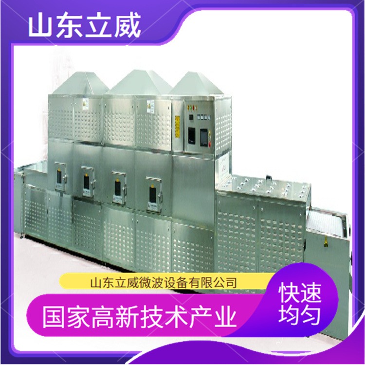 立威工业微波杂粮熟化生产线 40型微波代餐粉烘焙设备