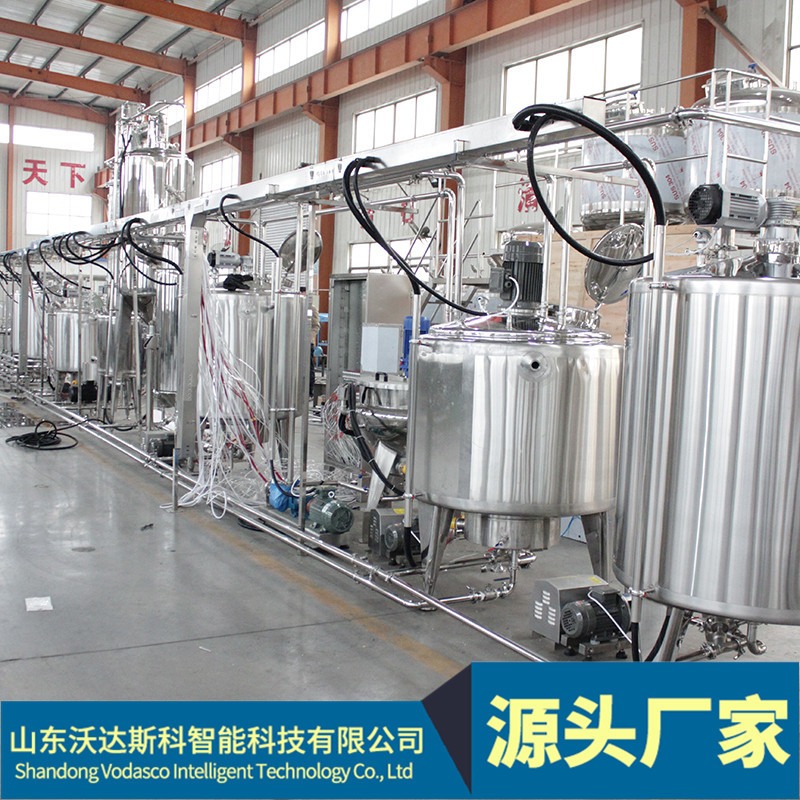 小型牛奶杀菌机 500L乳品加工设备 酸牛奶生产线生产设备厂家