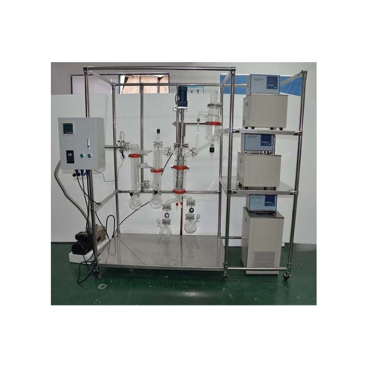 黑龙江 短程分子蒸馏仪 AYAN-F100刮板式真空蒸馏装置