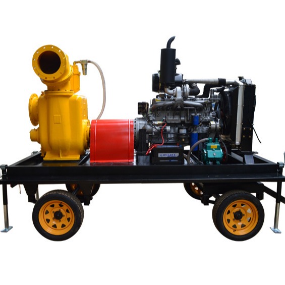 1000立方双吸式柴油机自吸泵  12寸柴油机移动泵车  高吸程柴油机排涝泵车