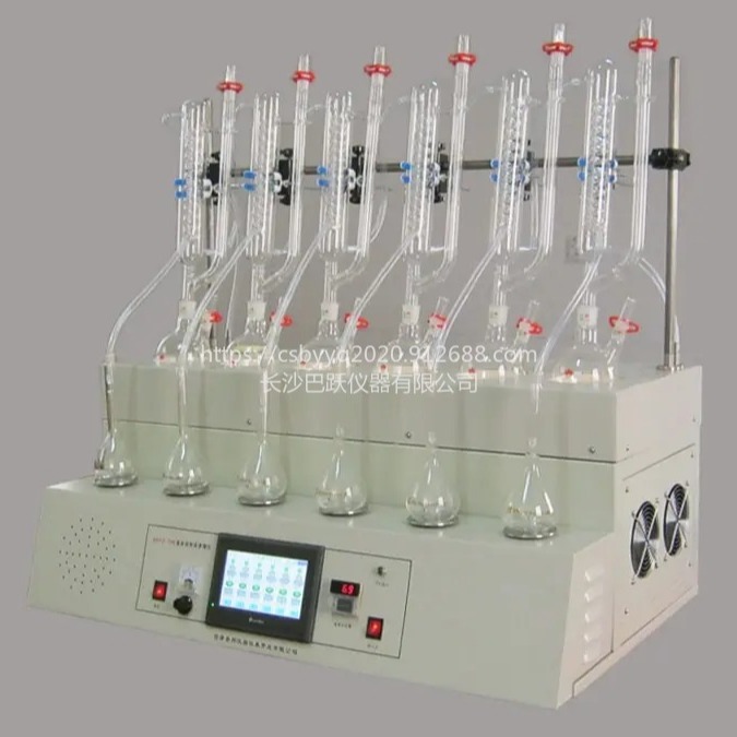 巴跃仪器  一体化蒸馏仪BA-ZL6B 氨氮蒸馏装置 全自动蒸馏仪 一体化智能蒸馏仪