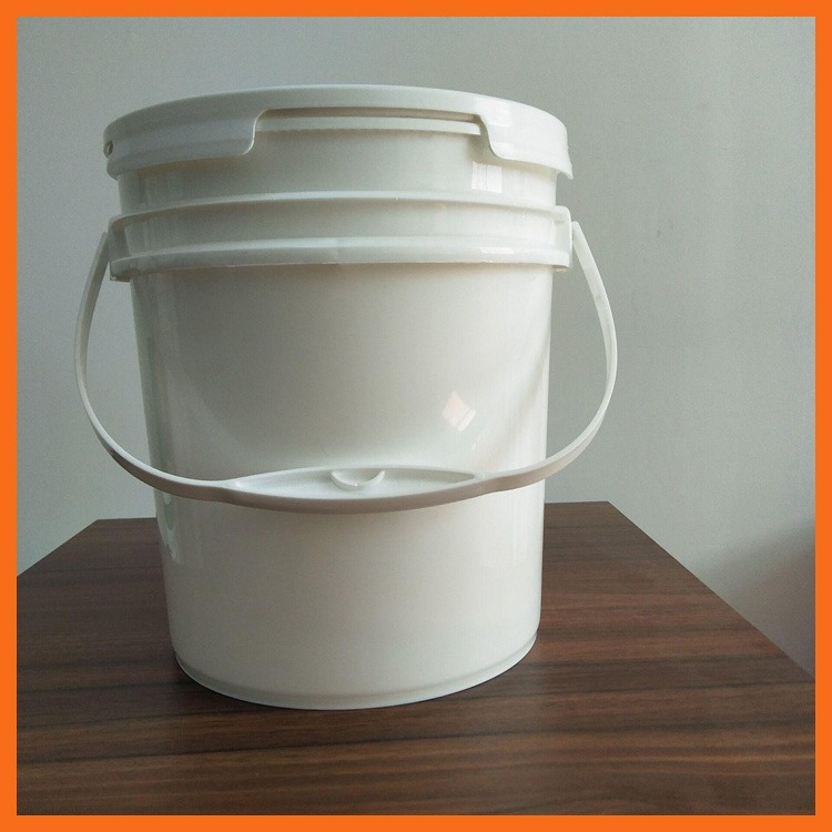 PET湿巾桶圆形桶 掀盖带花塑料桶 沧盛 塑料湿巾桶
