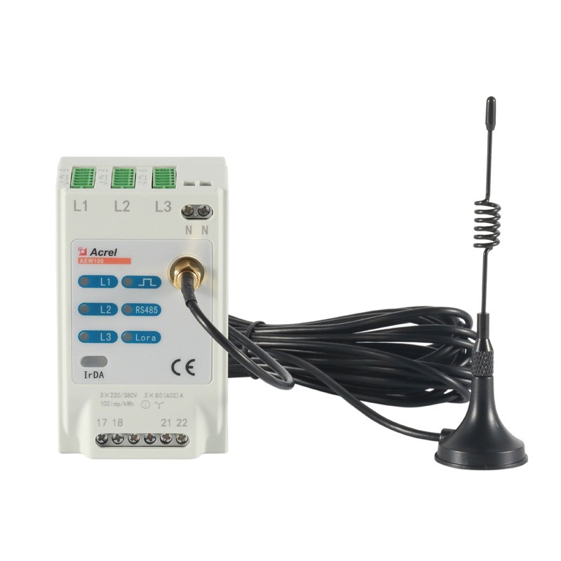 销售安科瑞无线计量电表AEW100-D36WX/TN带温度测量配合AEW110无线网关使用两年质保