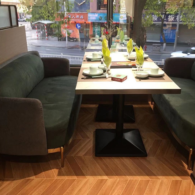 东莞迪佳家具热销人造石桌子大理石餐桌椅组合颜色多选质保3年