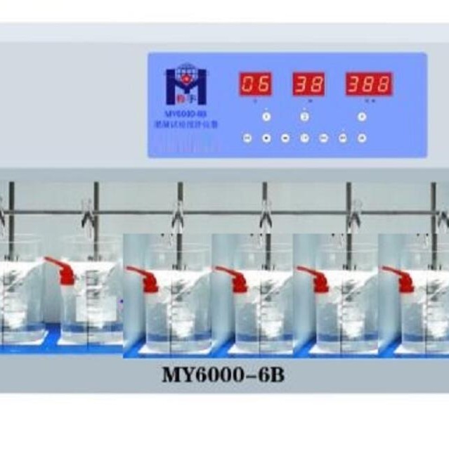 混凝试验搅拌仪器 型号:MY050-MY6000-6B库号：M235686