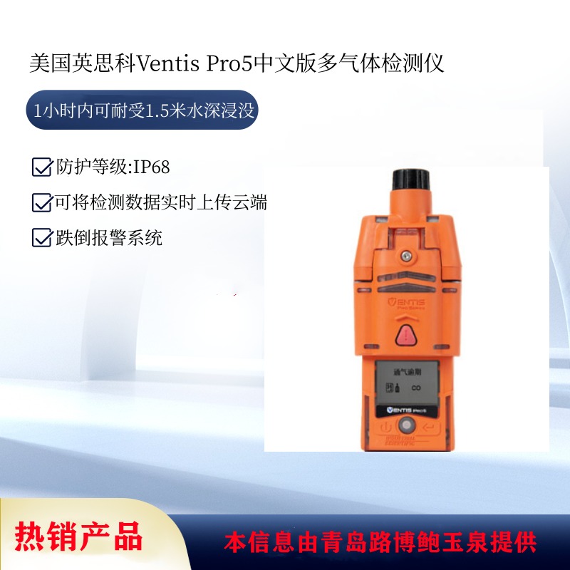 英思科VP5中文版多气体检测仪可选接收到1.5公里仪器以外同伴的数值图片