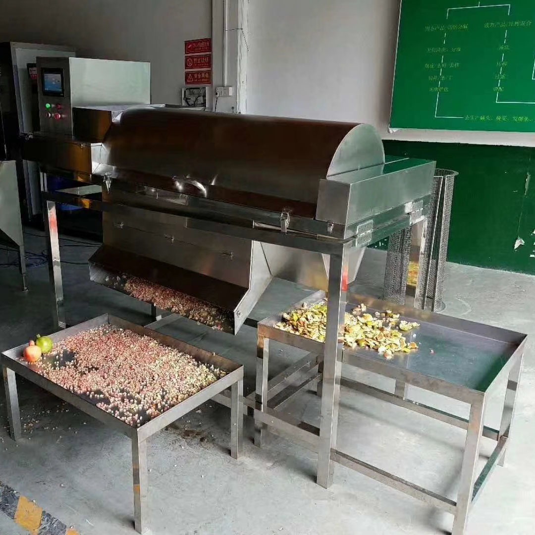 广州石榴粒无损分离机柚粒分离机百香果打浆机石榴生产线水果茶原料图片