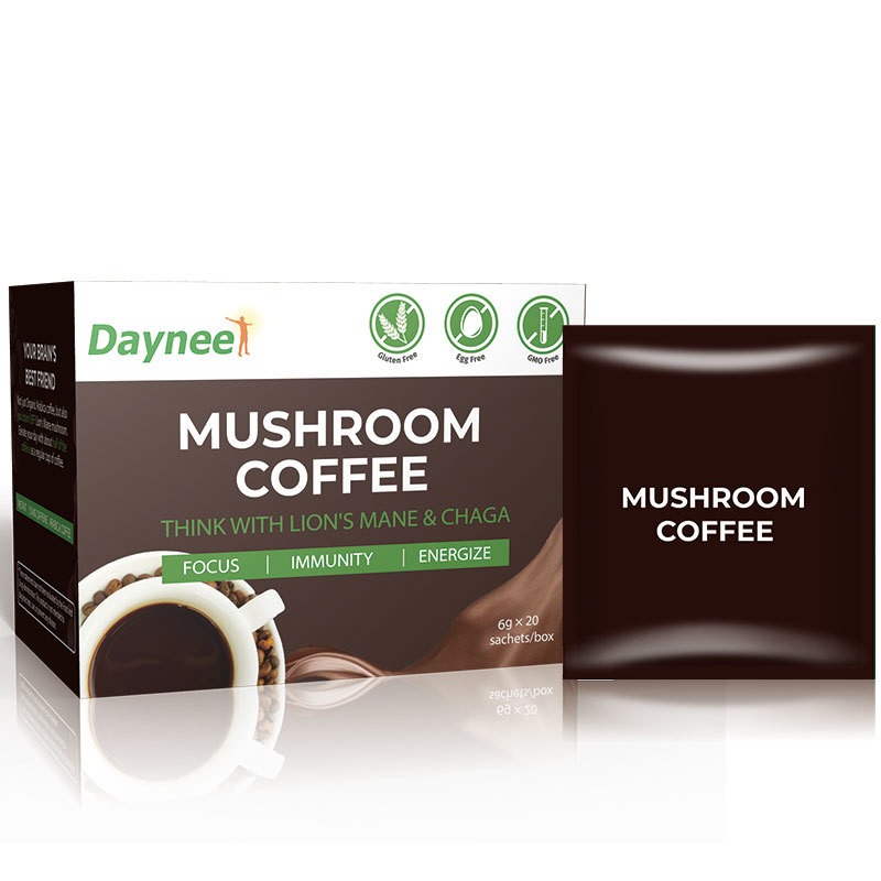 外贸出口蘑菇咖啡mushroom coffee Instant chaga coffee reishi extrat
