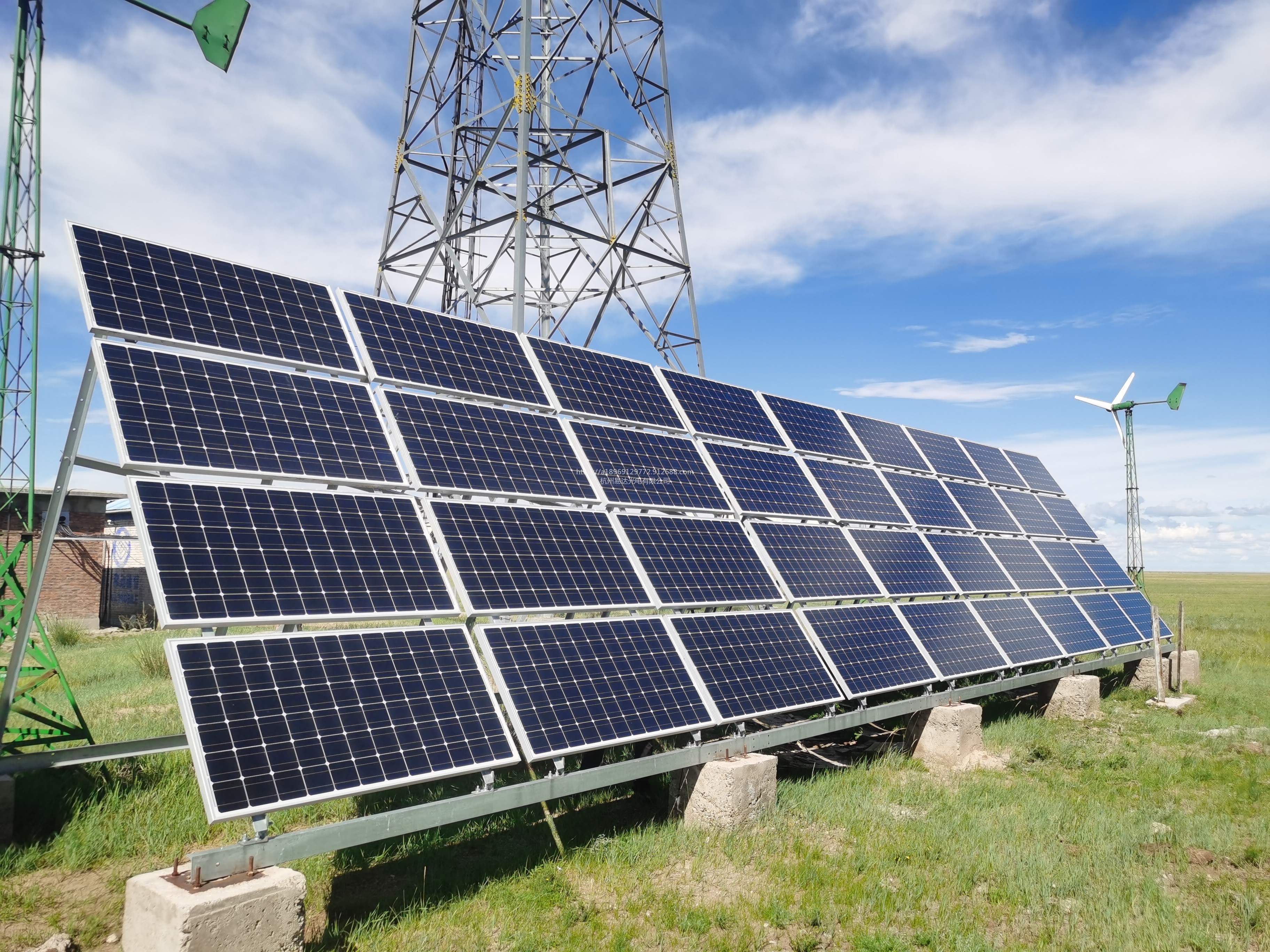 吉林太阳能发电解决无人值守电力供应半片光伏组件平安城市太阳能发电成套系统
