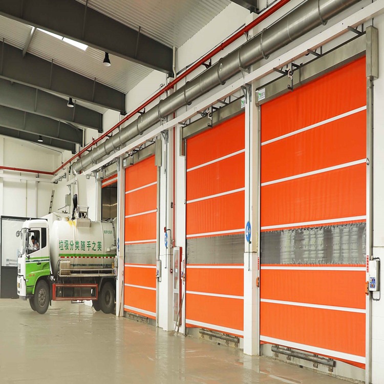 PVC快速卷帘门 防尘隔音 可用于厂房车间设备 安晟