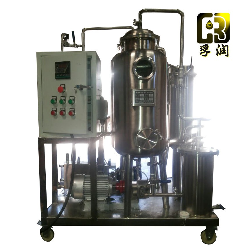 不锈钢材质磷酸酯抗燃油合成油专用滤油机