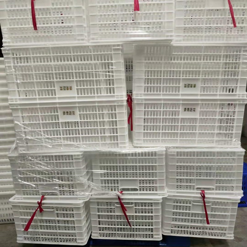 重庆PE塑料周转筐 蔬菜水果筐 超市百货筐 物流运输筐 储物筐厂家供应图片