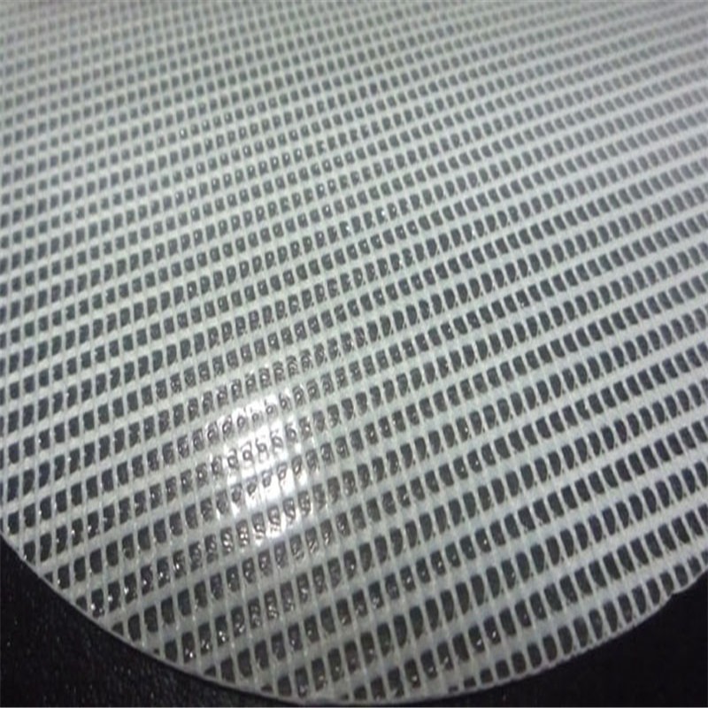 PVC夹网布 透明0.40mm文件夹面料