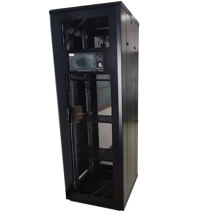 鸿盾RL系列冷通道机柜，双排微模块化数据中心，一体化智能机柜，智慧机房冷热通道机柜，模块化机柜