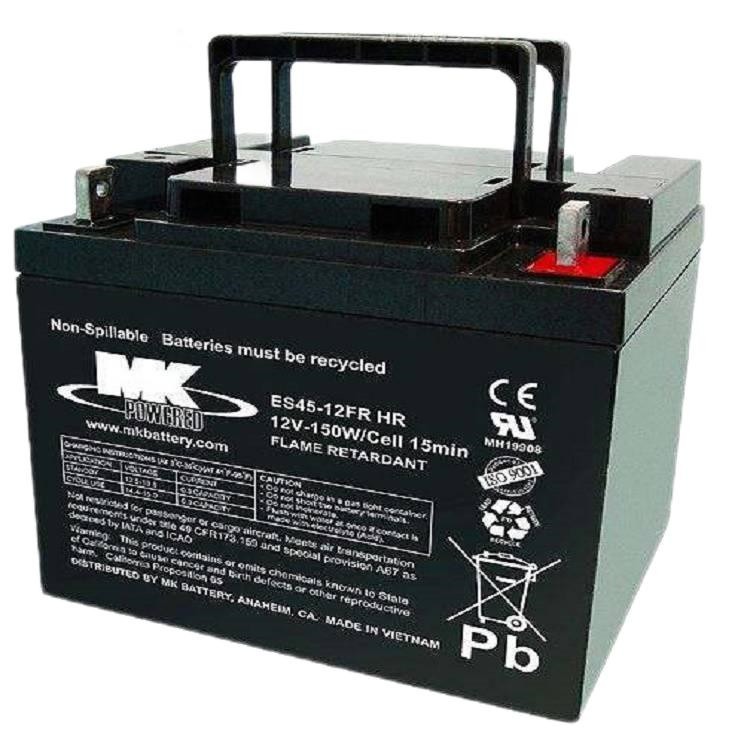 美国MK蓄电池ES45-12 12V45AH直流屏 UPS电源配套