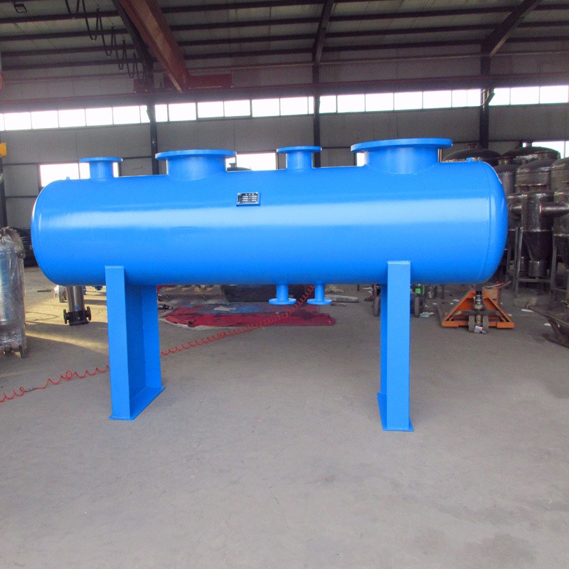 松原碳钢分水器集水器 空调循环水分集水器 蒸汽锅炉分气缸