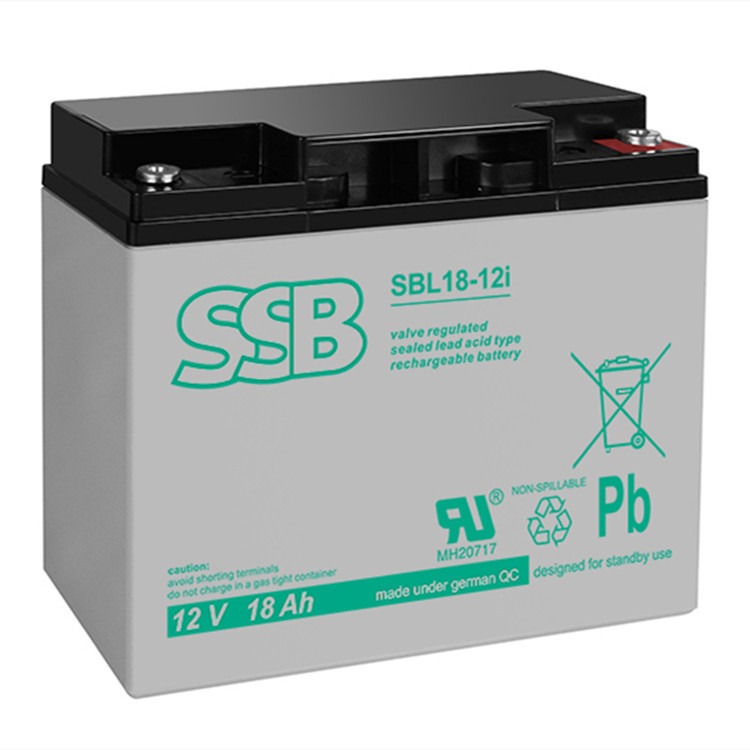 SSB蓄电池SBL20-12i 12V20AH直流屏配电柜 UPS/EPS应急电源 原装进口图片