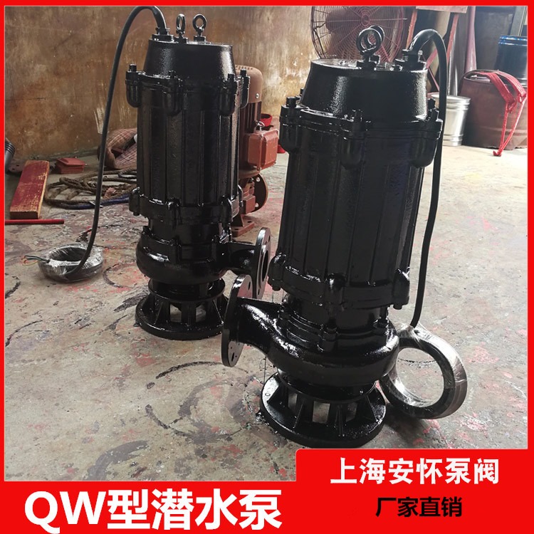 集水坑排污泵 潜水污水提升泵型号 QW250-700-20-75潜水离心泵