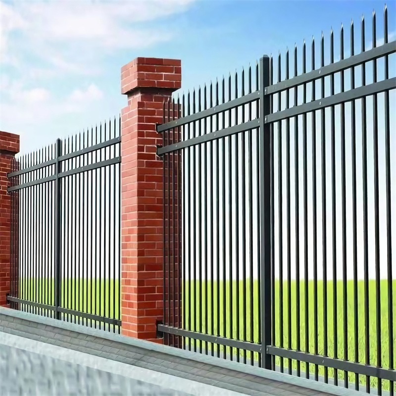 超市住宅防护护栏 庭院加厚栅栏 锌钢护栏每米价格 阿闯金属制品