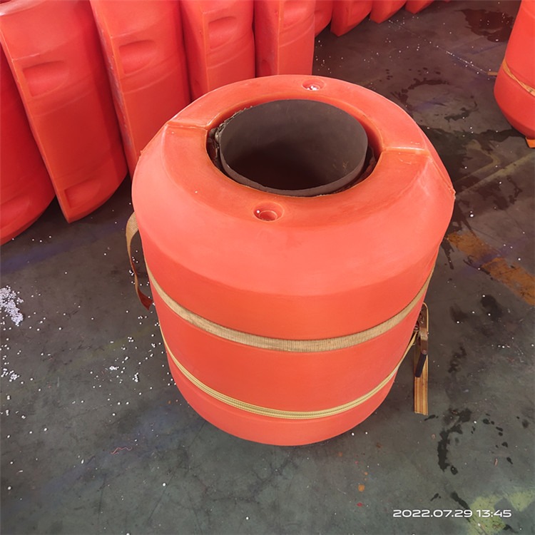 HDPE管线浮撑块浮漂 8寸疏浚排泥管线浮筒