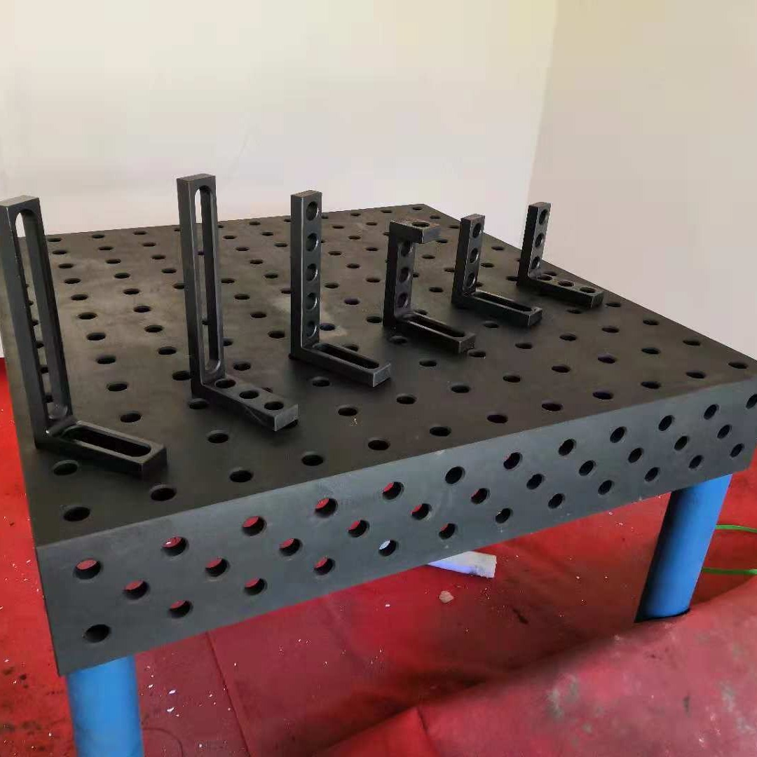 多功能铸铁平台 三维多孔柔性夹具 3D焊接工装 渗氮柔性焊接平台