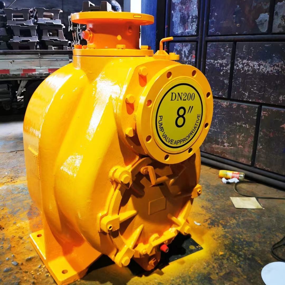 SP型柴油机自吸泵 高吸程自吸排污泵 无堵塞自吸式排污泵图片