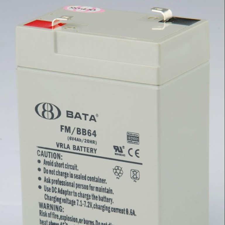 BATA蓄电池FM/BB64鸿贝6V4AH 阀控式蓄电池 应急照明用电瓶图片