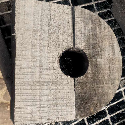 镀锌管管托 保冷木托 子骞防腐空调木托 管道垫木