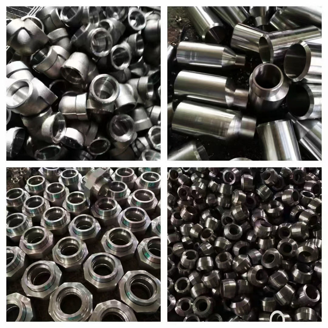 畅联森   碳钢单双丝头螺纹短节锻制对焊承插件  DN80 联森管道供应发货及时