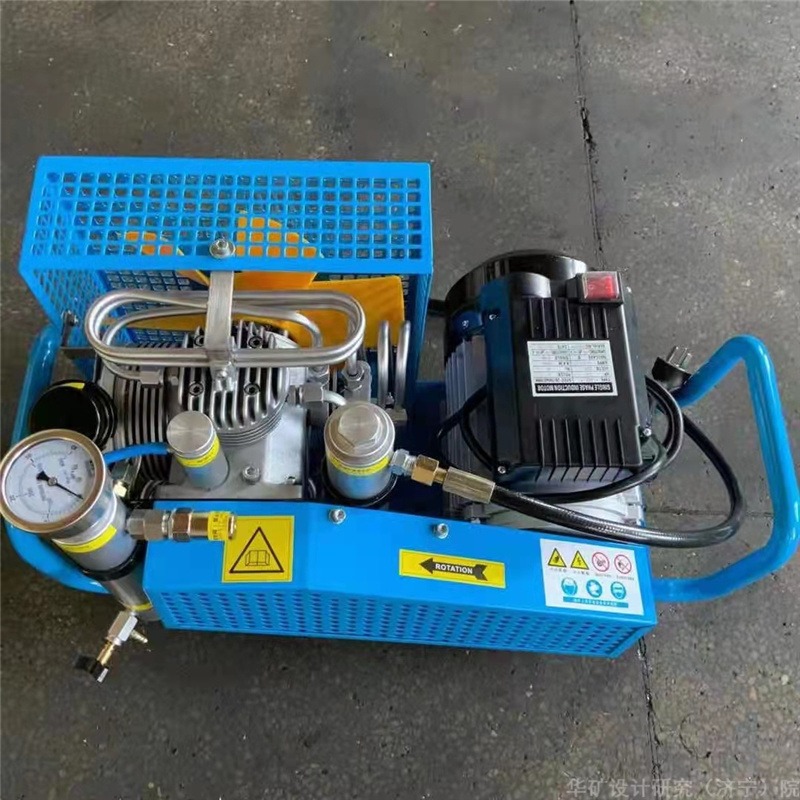 出售矿用空气呼吸器充气机 价格直降 WG20-30J空气呼吸器充气机图片
