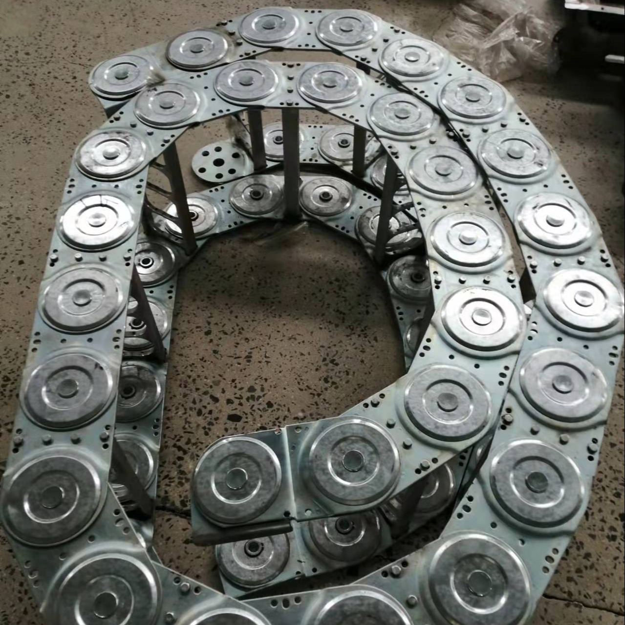 沧州鑫达生产加工 钢铝拖链 机床穿线钢铝拖链 加强钢铝拖链 厂家直供